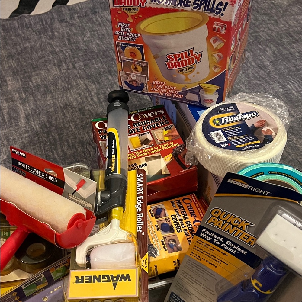 All new painters items ! Brands are Crane, Wagner, Home right, Shur-Line, Scotch